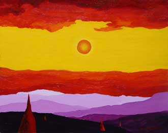 Painting: Purple Mountain Majesties